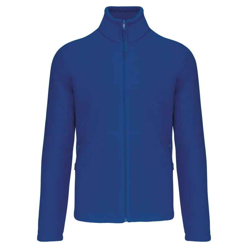 K917 - Veste micropolaire zippée manches raglan homme