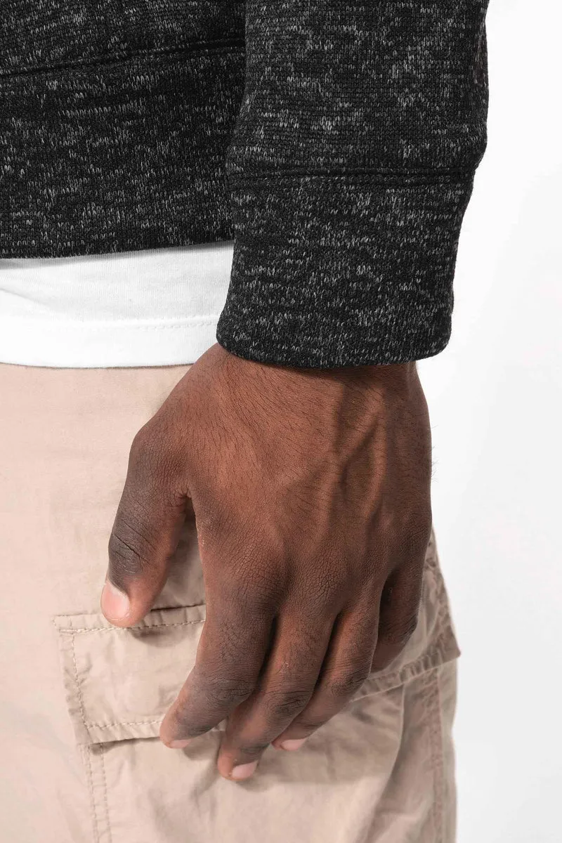 K9106 - Veste zippée chinée homme