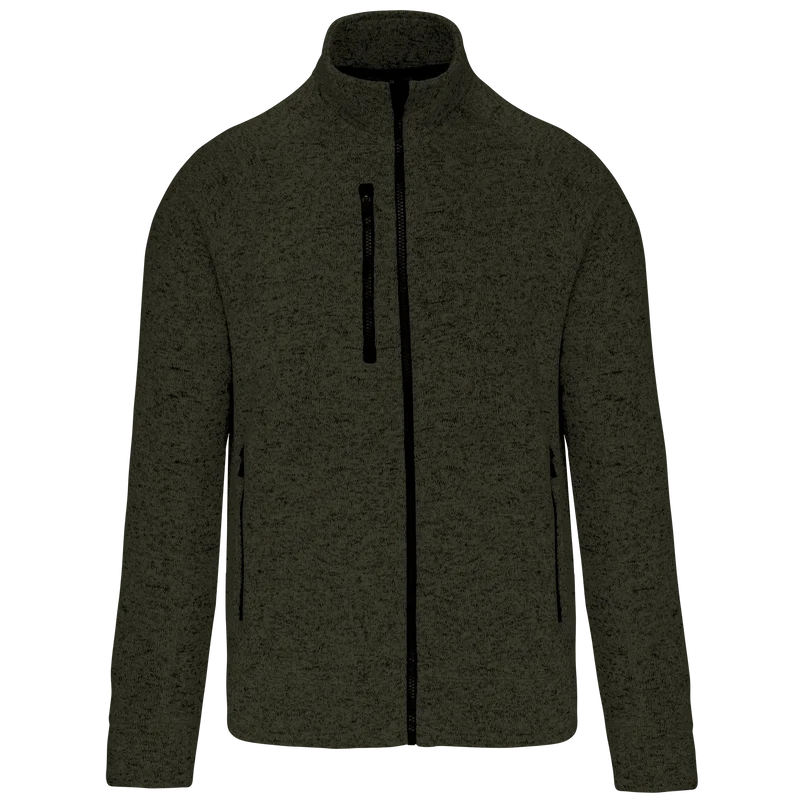 K9106 - Veste zippée chinée homme