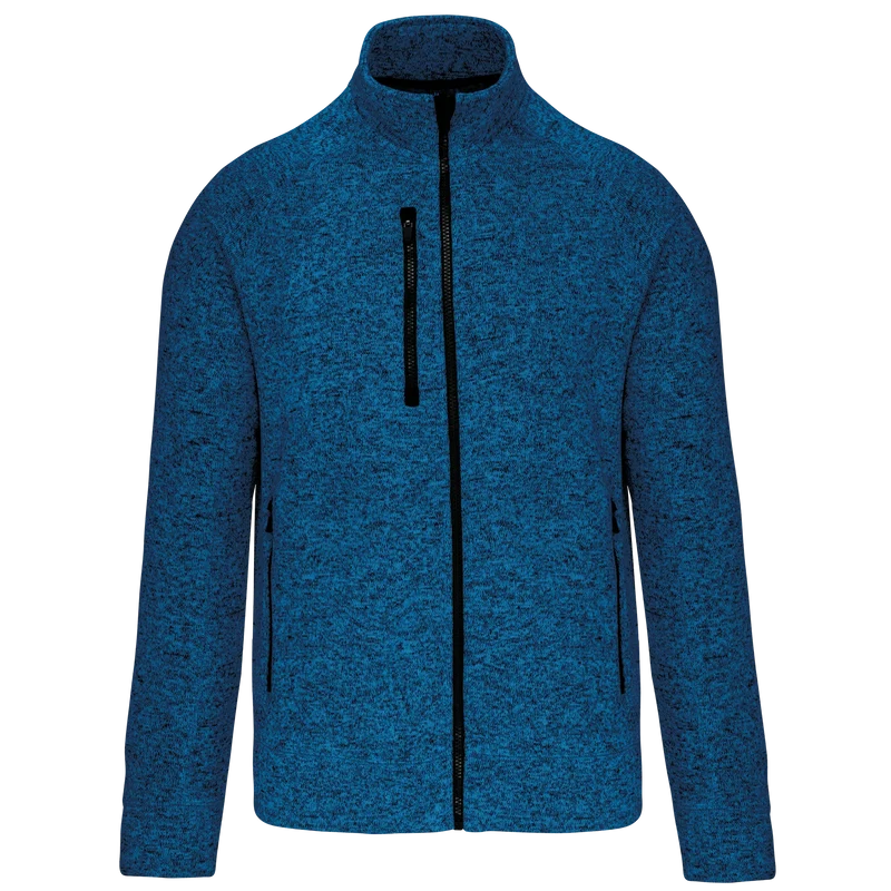 K9106 - Veste zippée chinée homme