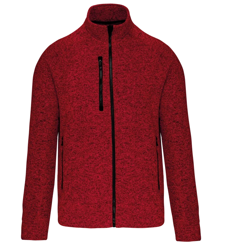 K9106 - Veste zippée chinée homme