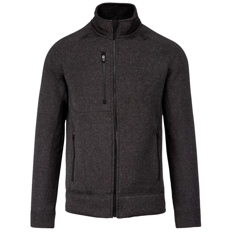 K9106 - Veste zippée chinée homme