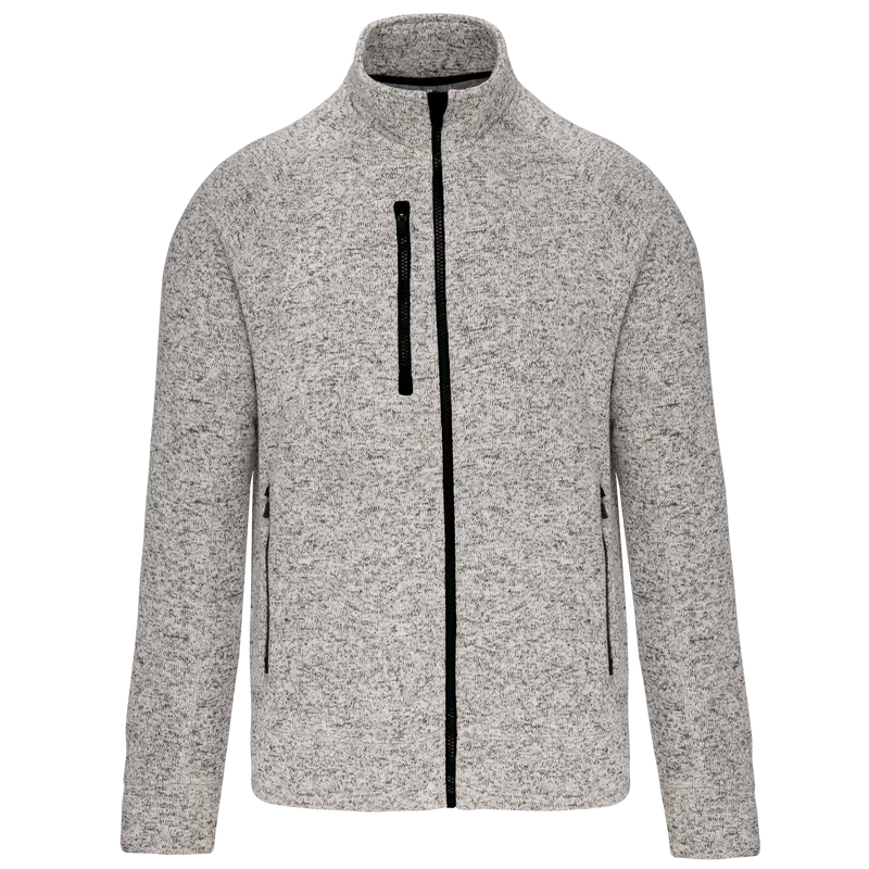 K9106 - Veste zippée chinée homme