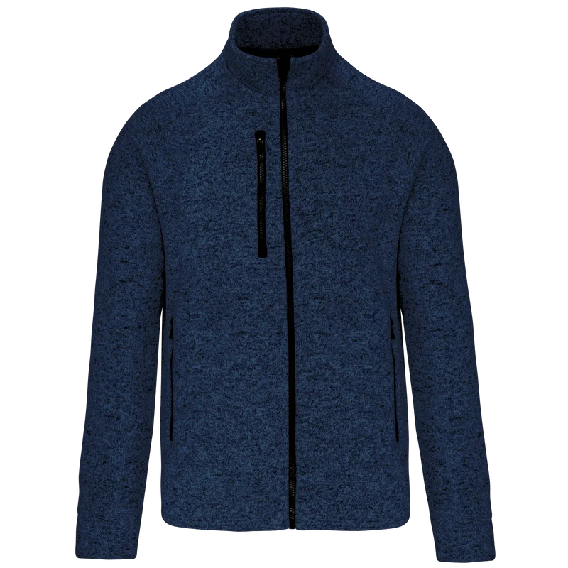 K9106 - Veste zippée chinée homme