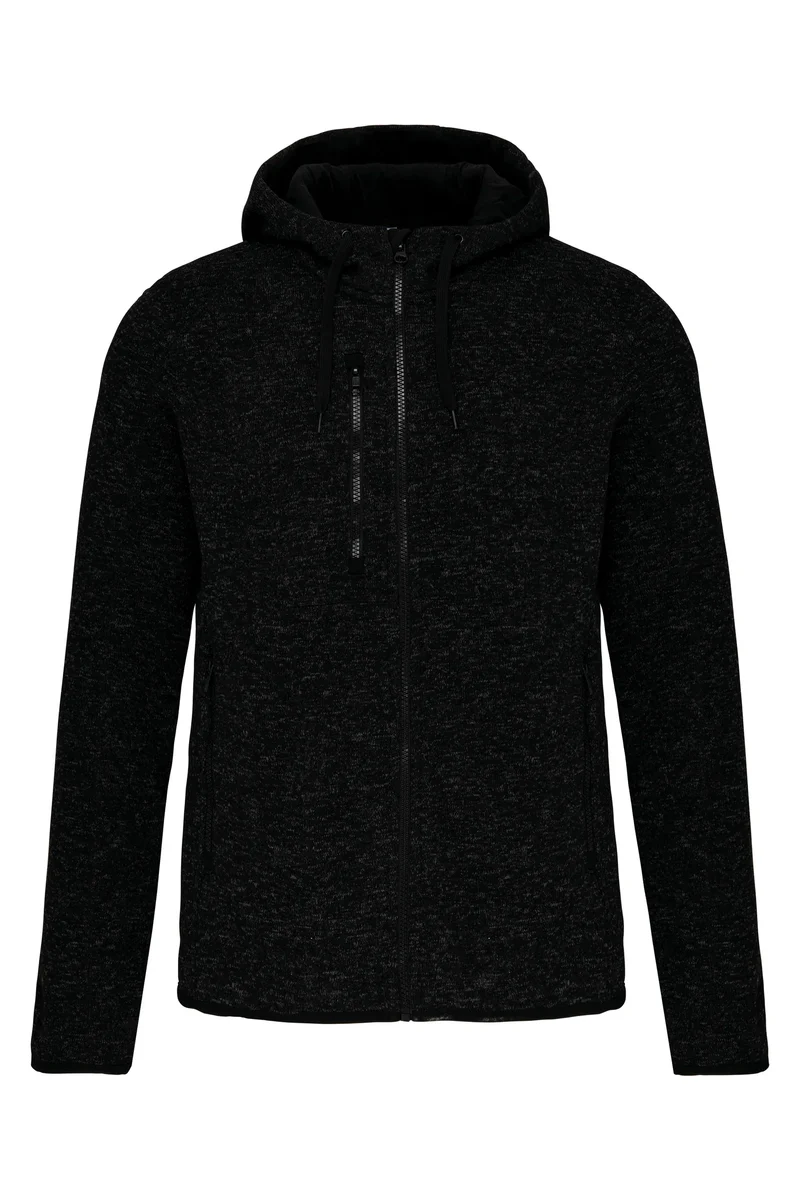PA365 - Veste à capuche chinée homme