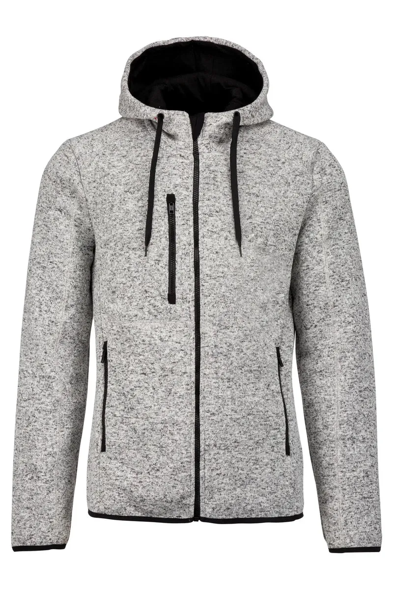 PA365 - Veste à capuche chinée homme