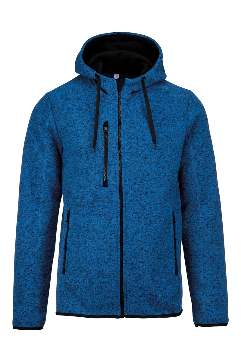PA365 - Veste à capuche chinée homme