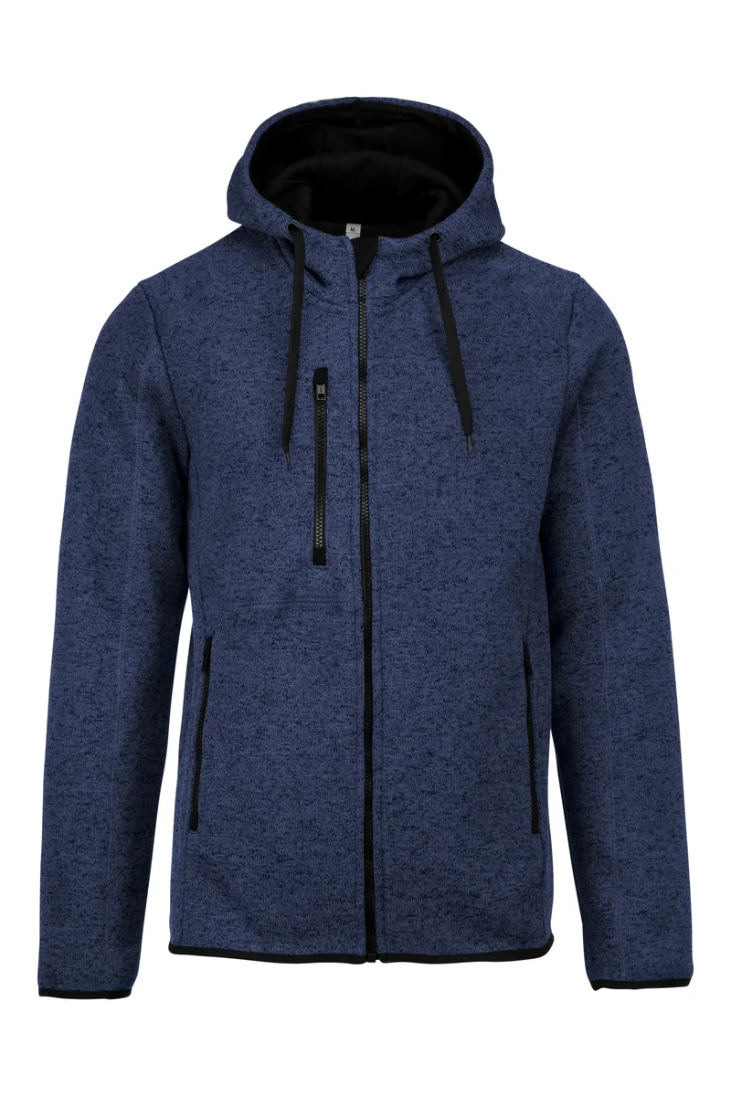 PA365 - Veste à capuche chinée homme