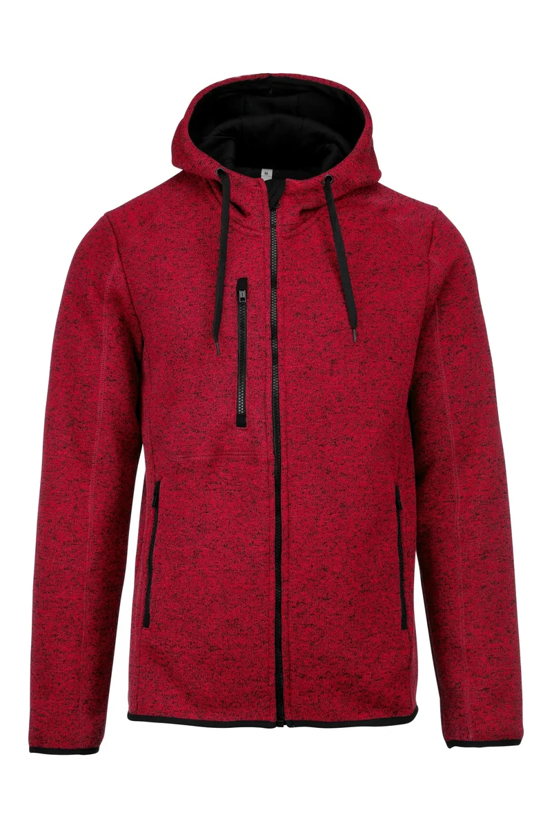 PA365 - Veste à capuche chinée homme