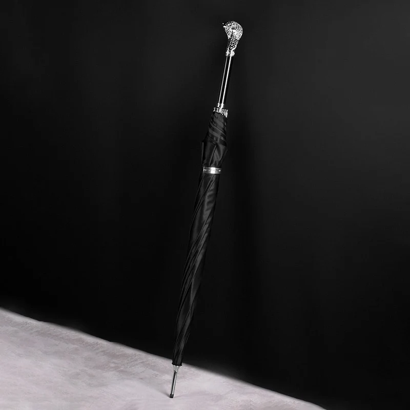 Silver Cobra Head Umbrella