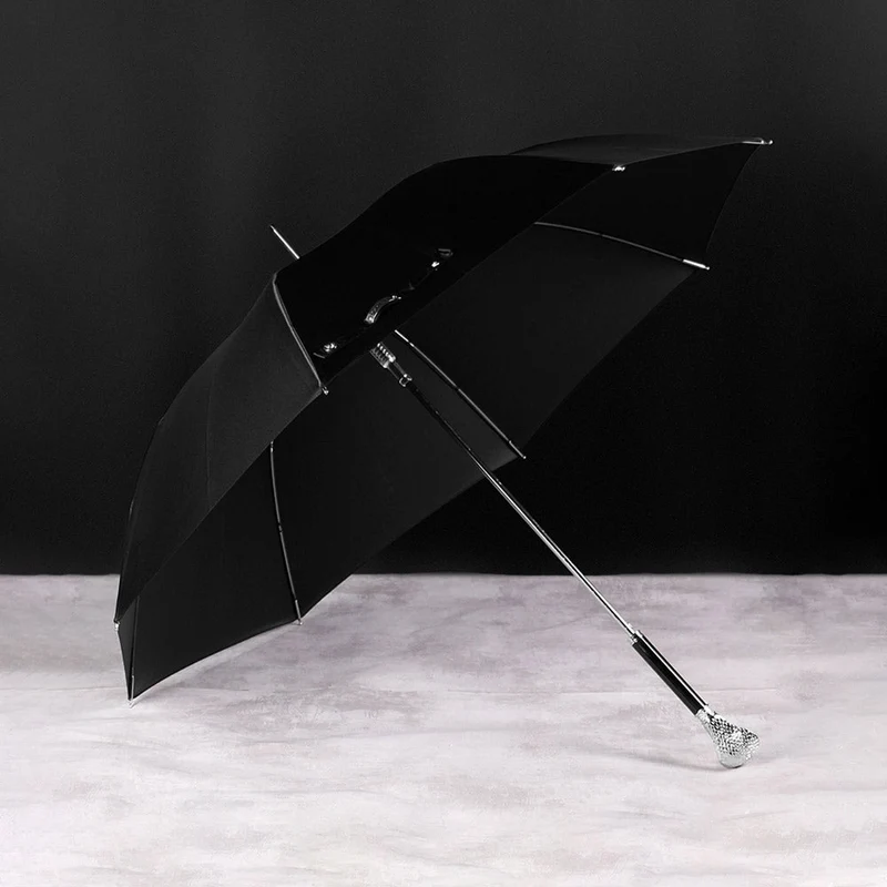 Silver Cobra Head Umbrella