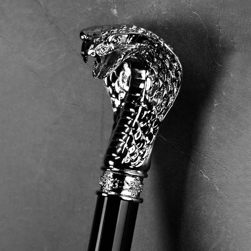 Silver Cobra Head Umbrella