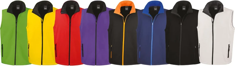 R232M - Bodywarmer Softshell Homme Printable