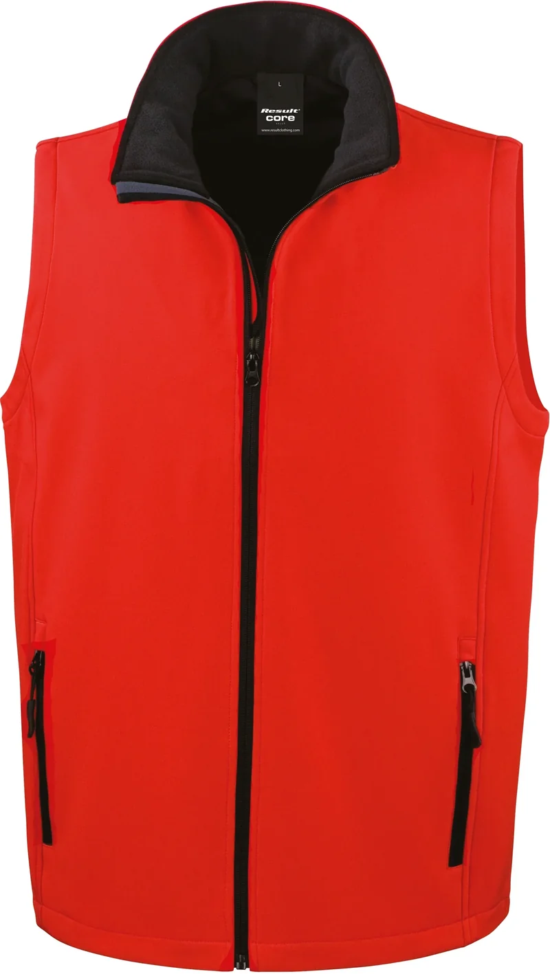 R232M - Bodywarmer Softshell Homme Printable