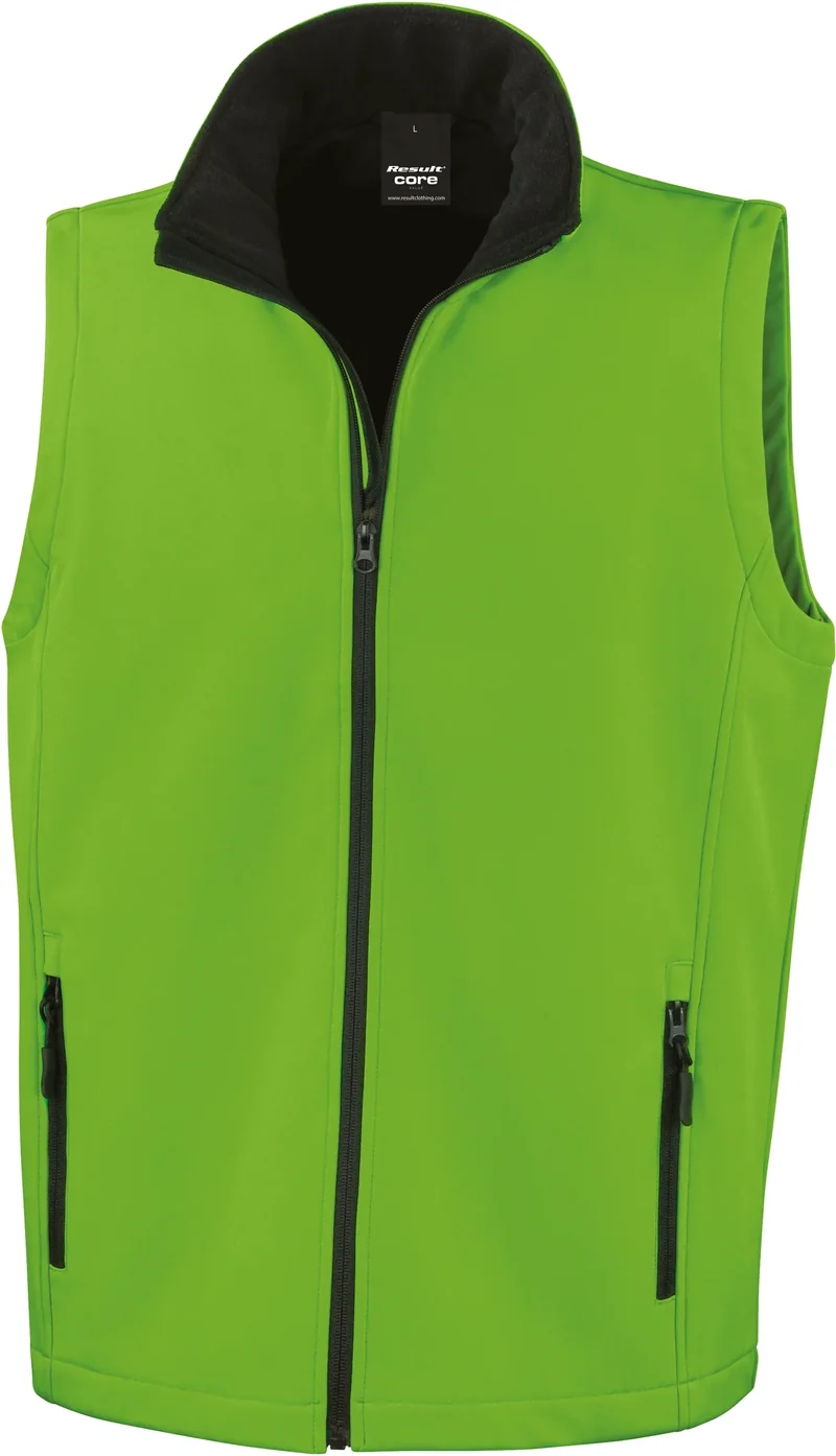 R232M - Bodywarmer Softshell Homme Printable