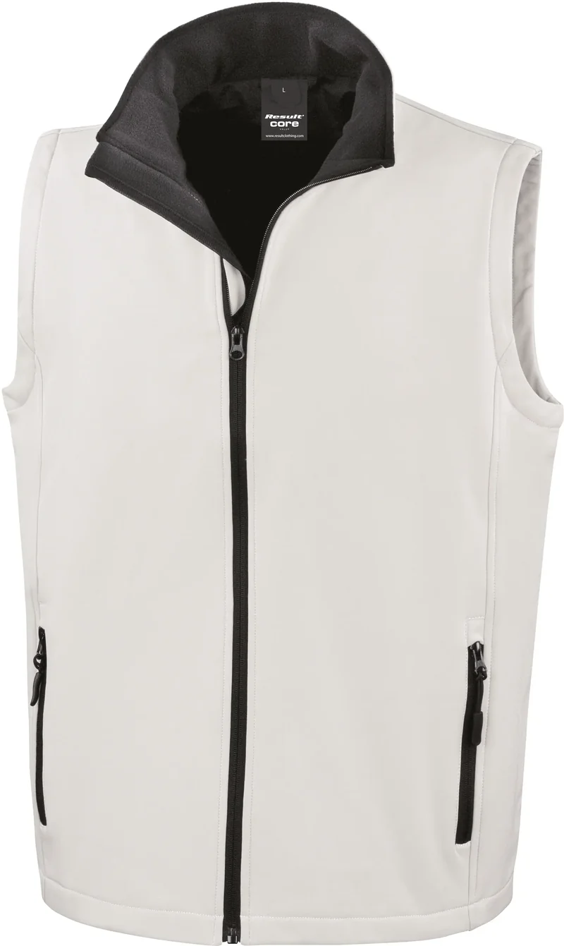 R232M - Bodywarmer Softshell Homme Printable