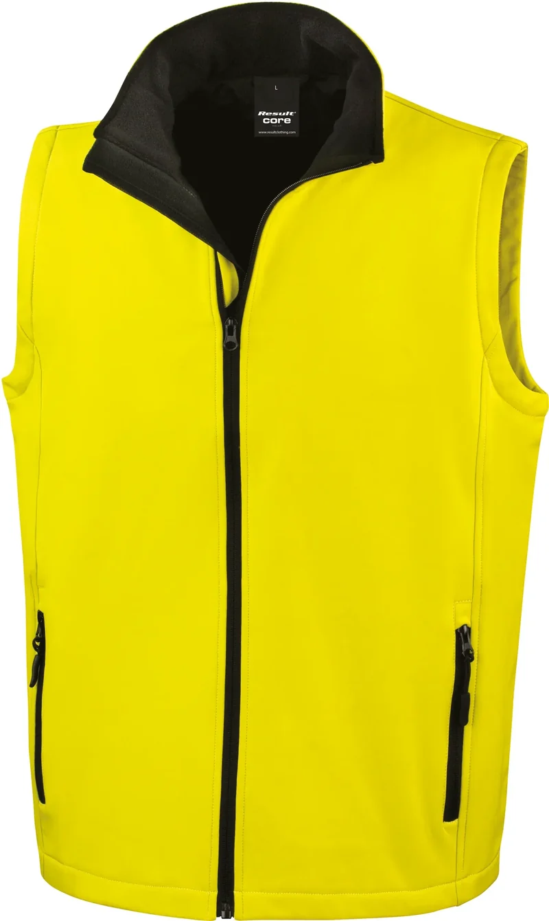 R232M - Bodywarmer Softshell Homme Printable