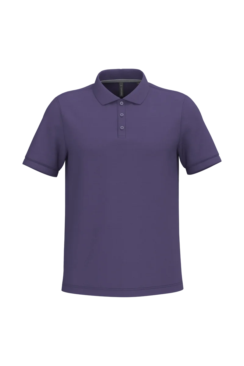 K241 - Polo piqué manches courtes homme