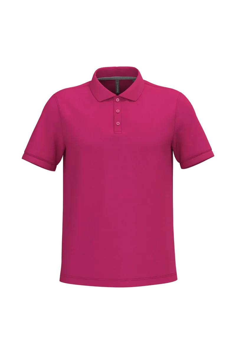 K241 - Polo piqué manches courtes homme