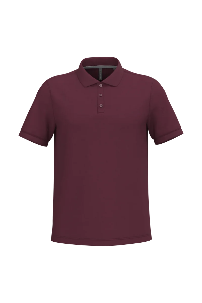K241 - Polo piqué manches courtes homme