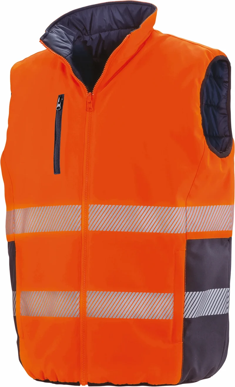 R332X - Bodywarmer de sécurité réversible