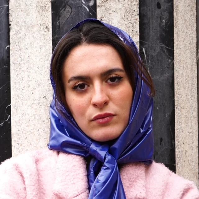 ÉCHARPE BLEU ROI
