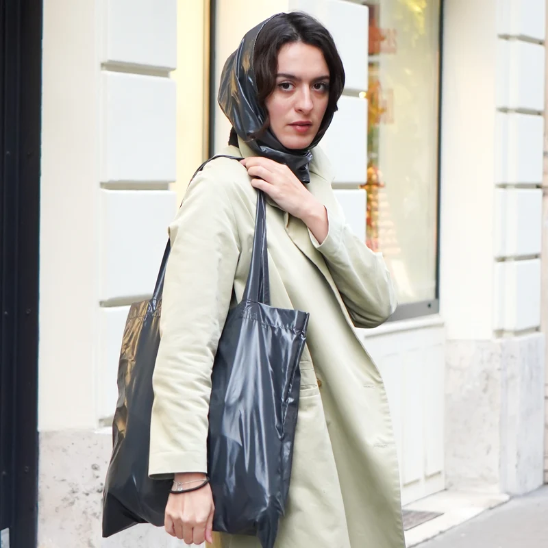 FOULARD GRIS ORAGE