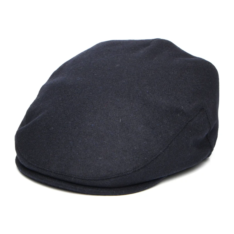Casquette Plate en Melton Italien Aldo bleu marine FAILSWORTH