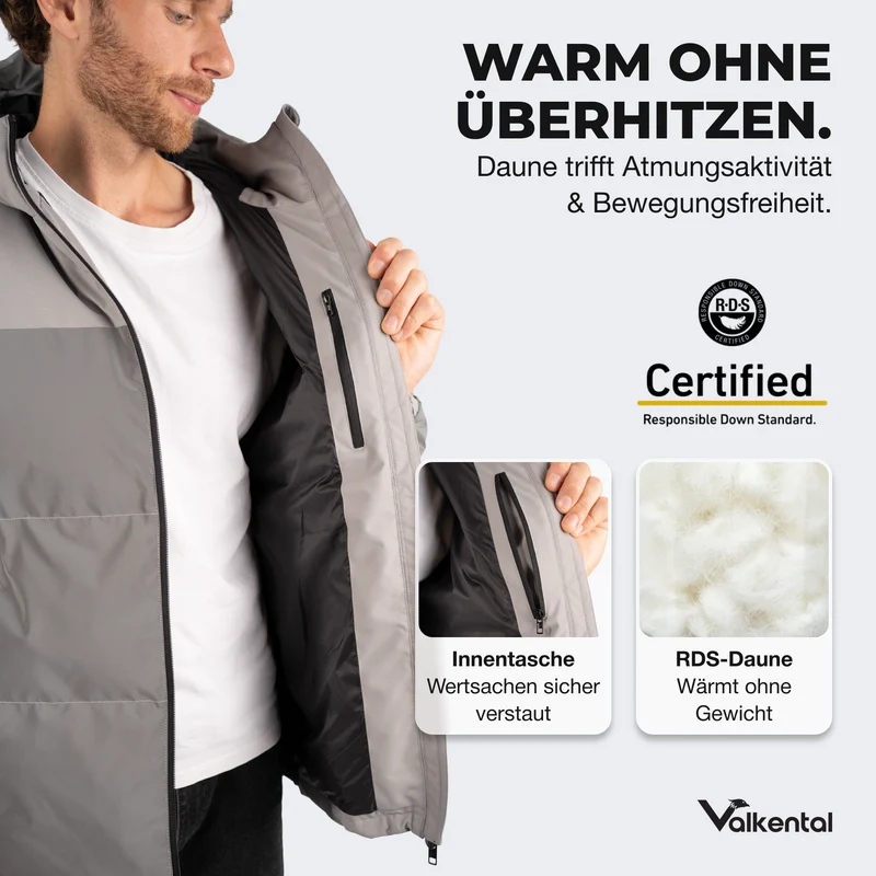 Reflective Puffer - Doudoune 100 % réfléchissante