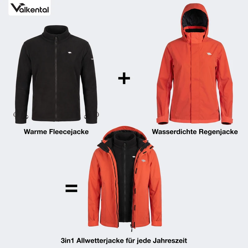 Veste 3 en 1 Smart Jacket - 100 % réfléchissante et imperméable