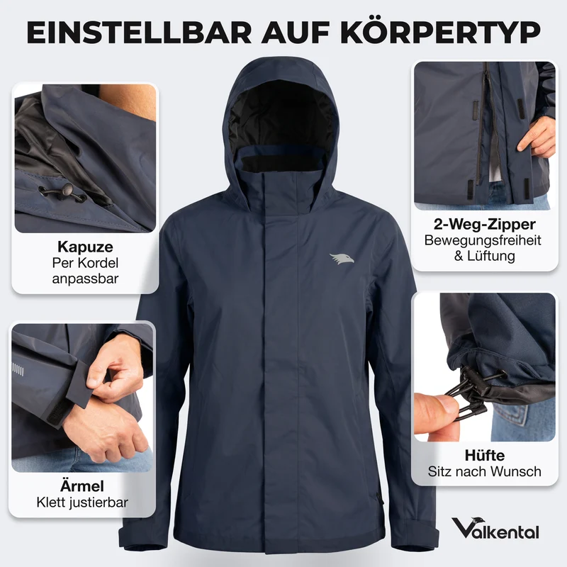 Veste 3 en 1 Smart Jacket - 100 % réfléchissante et imperméable