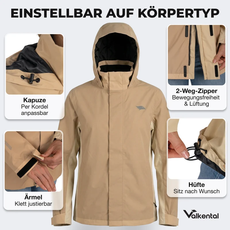 Veste 3 en 1 Smart Jacket - 100 % réfléchissante et imperméable