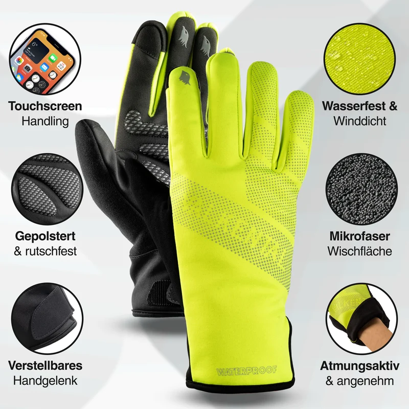 GloRider V2 Ultra - Gants d'hiver étanches avec isolation 3M