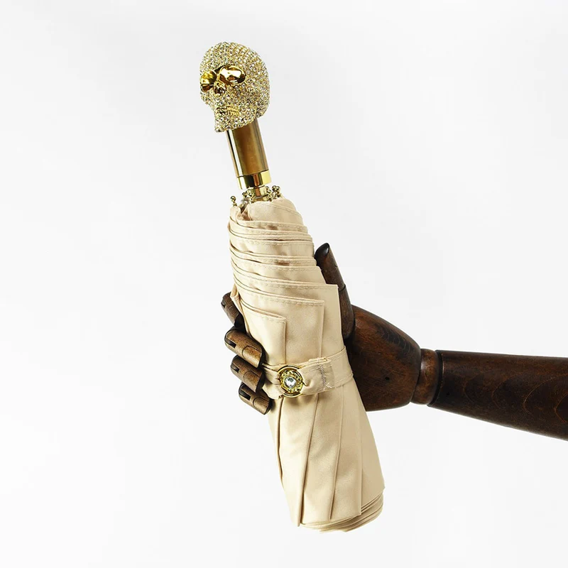 Diamond Skull Folding Umbrella