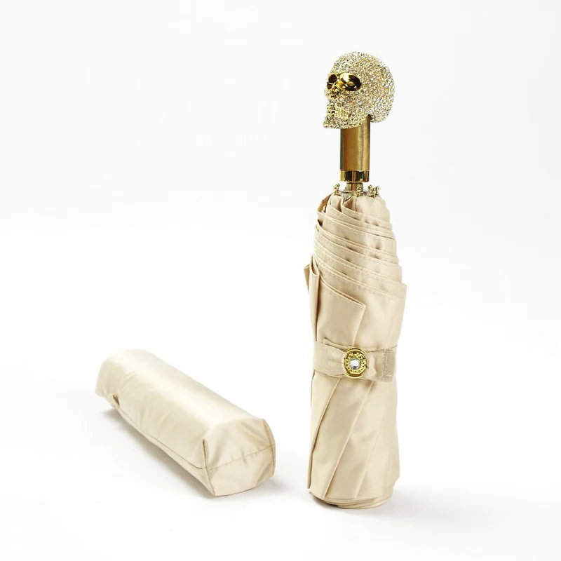 Diamond Skull Folding Umbrella