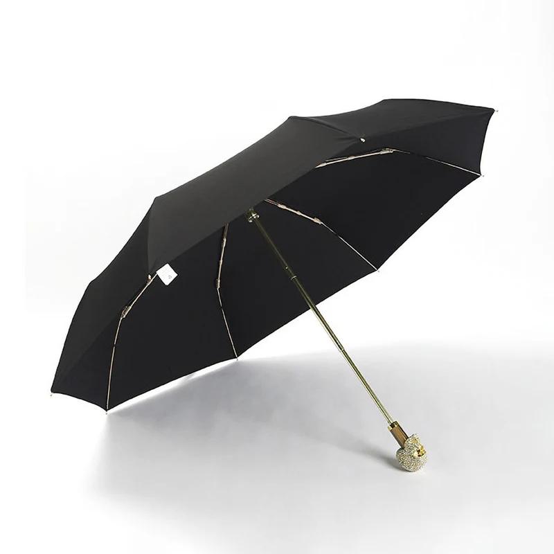Diamond Skull Folding Umbrella