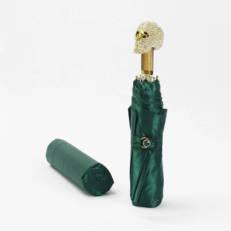 Diamond Skull Folding Umbrella