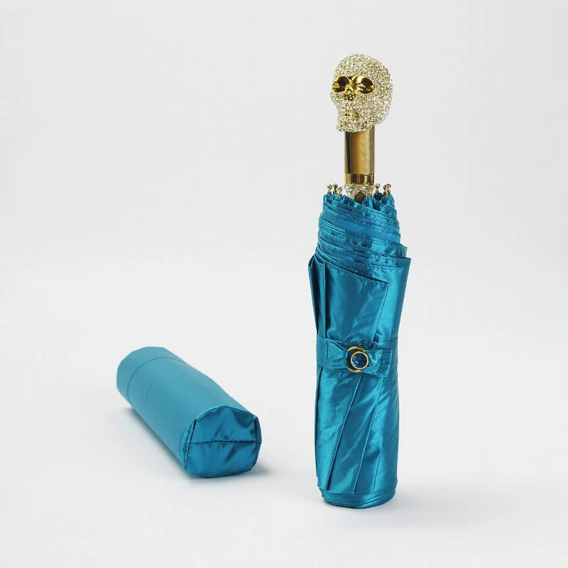 Diamond Skull Folding Umbrella