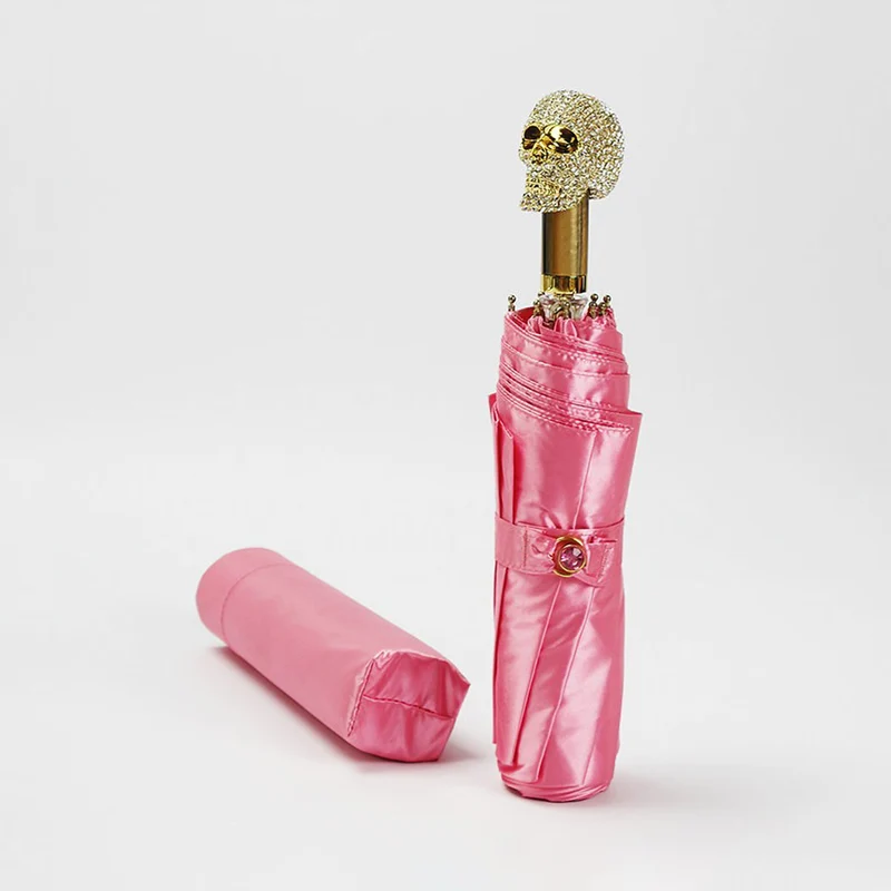 Diamond Skull Folding Umbrella