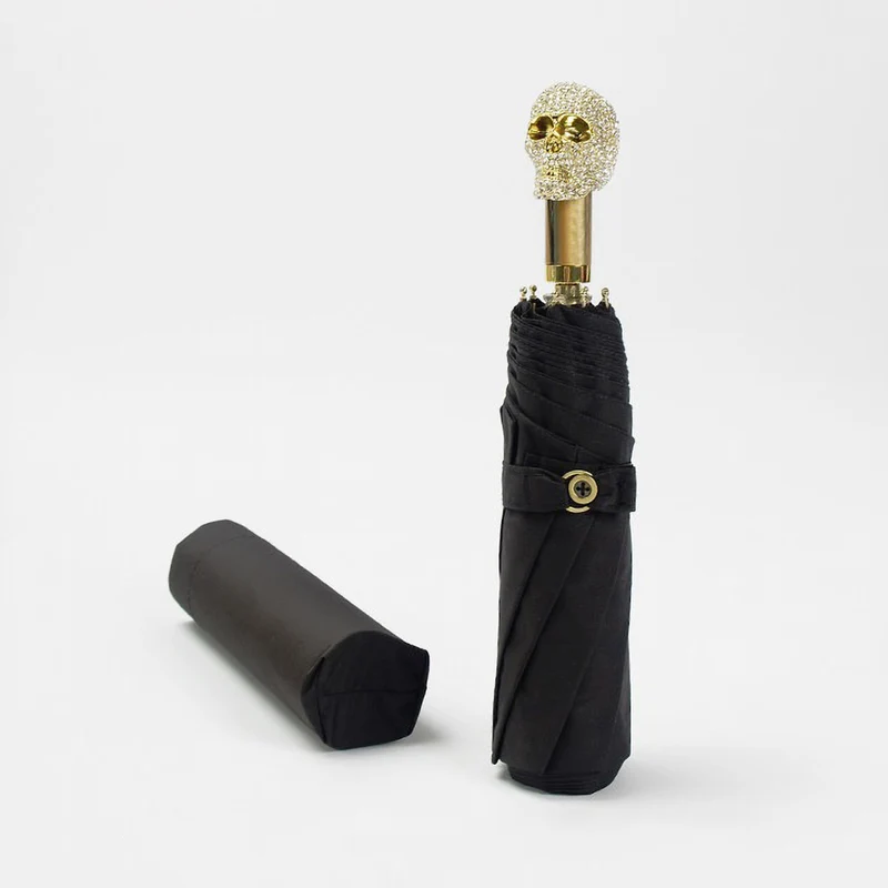 Diamond Skull Folding Umbrella
