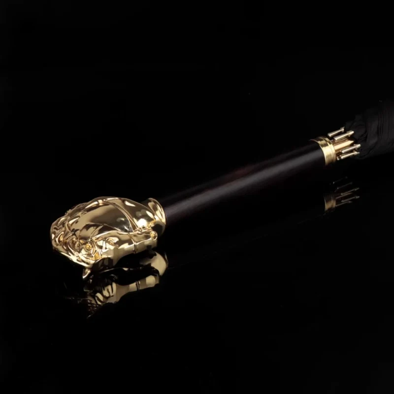 Gold Horse Handle Umbrella