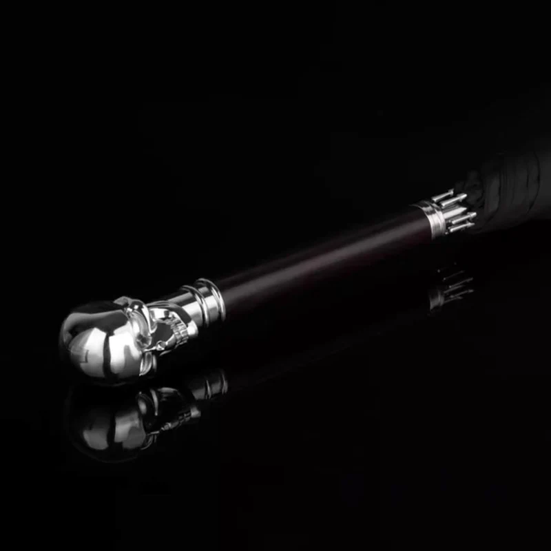 Silver Skull Umbrella