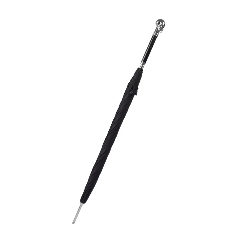 Silver Skull Umbrella