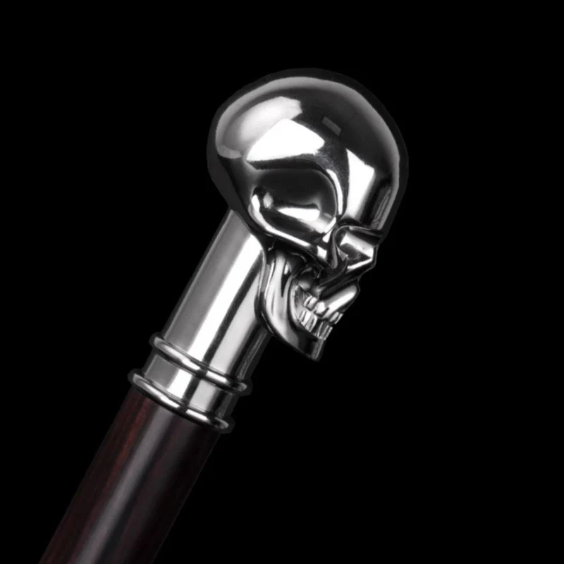 Silver Skull Umbrella
