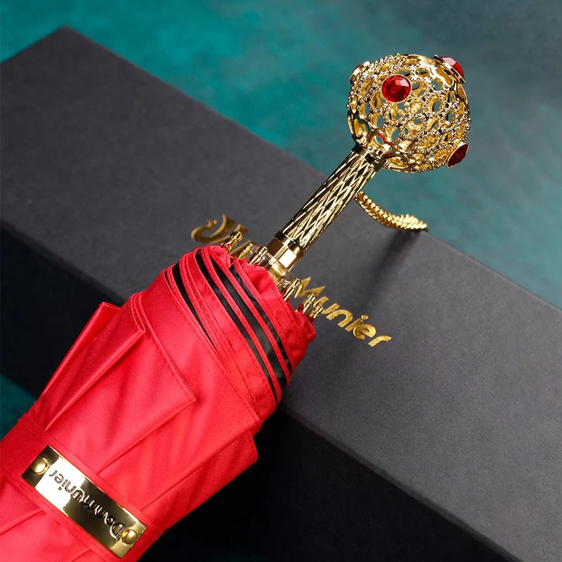 Prestige Crystal Handle Folding Umbrella