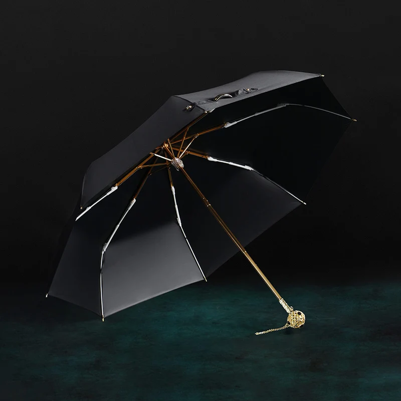 Prestige Crystal Handle Folding Umbrella