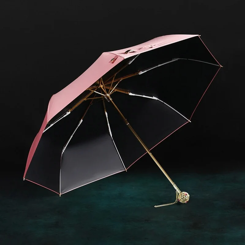 Prestige Crystal Handle Folding Umbrella