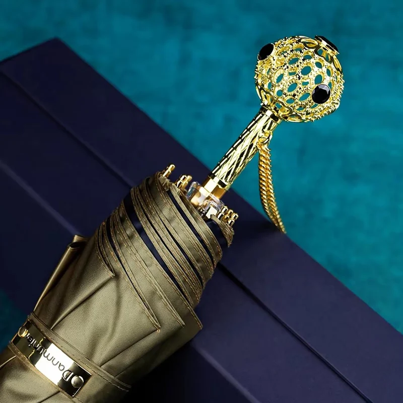 Prestige Crystal Handle Folding Umbrella