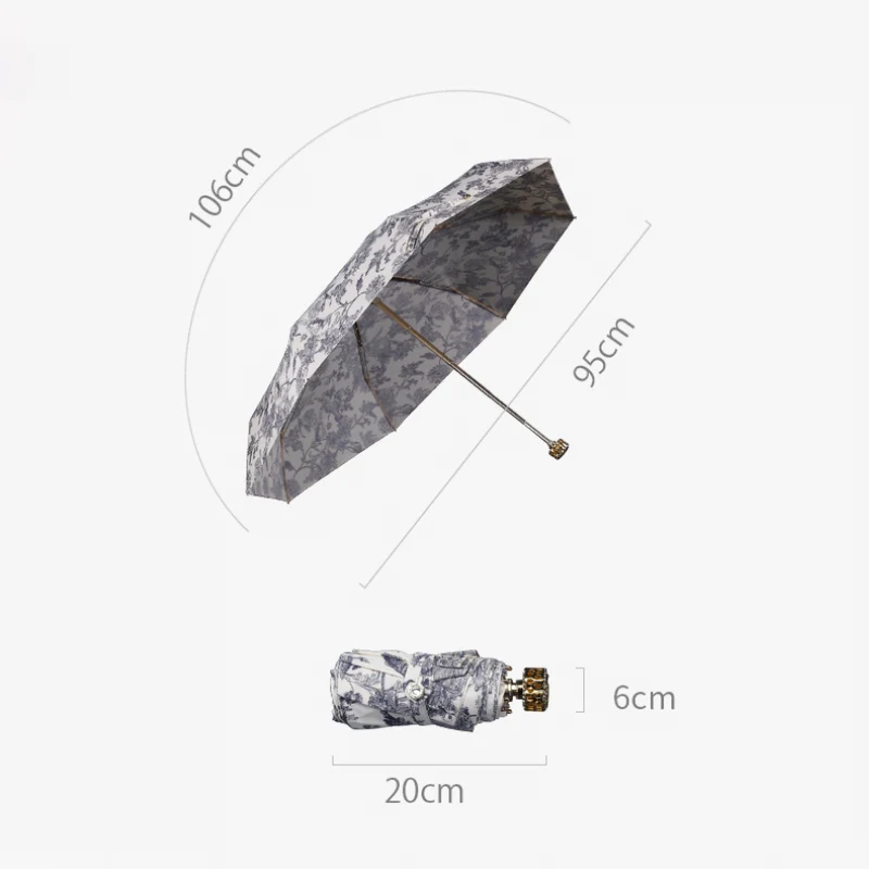 Small Umbrella with Flowers