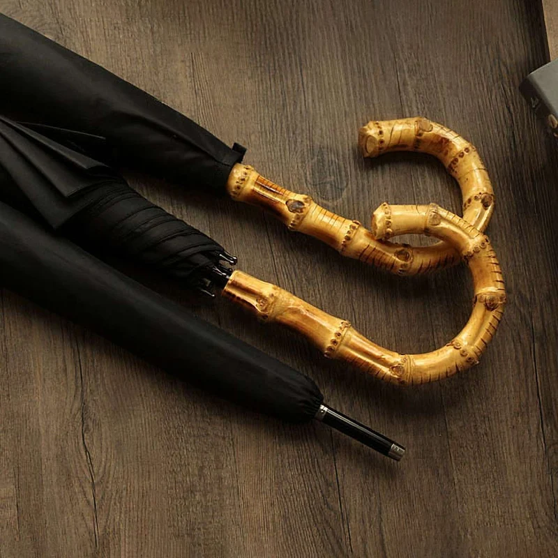Bamboo Handle Umbrella - OL122